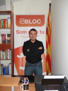 Xavi Tro, portaveu de la coalició nacionalista
