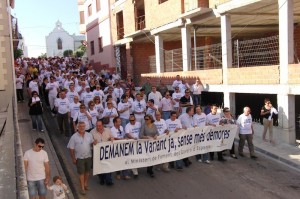 Manifestació per la variant de Benissa (juny 2010)